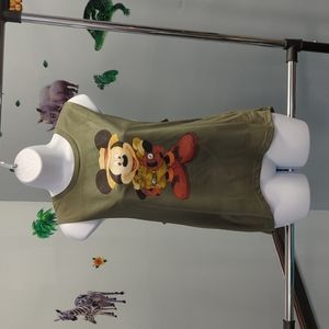 Military Green Safari Mickey Mouse Muscle Tank Top, Disney Top